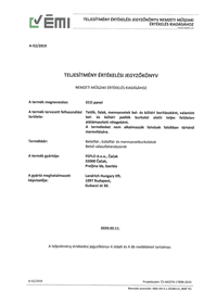 Proces-verbal de Evaluare a Performanţei